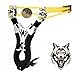 YZXLI Professional Outdoor Hunting Stainless Steel Slingshot (Slingshot)
