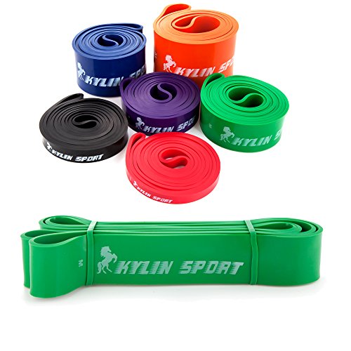 KYLIN SPORT Resistance Band Assisted Pull Up Bands Training Yoga Pilates Elastic Loop Stretch for Crossfit Gymnastics Power-lifting