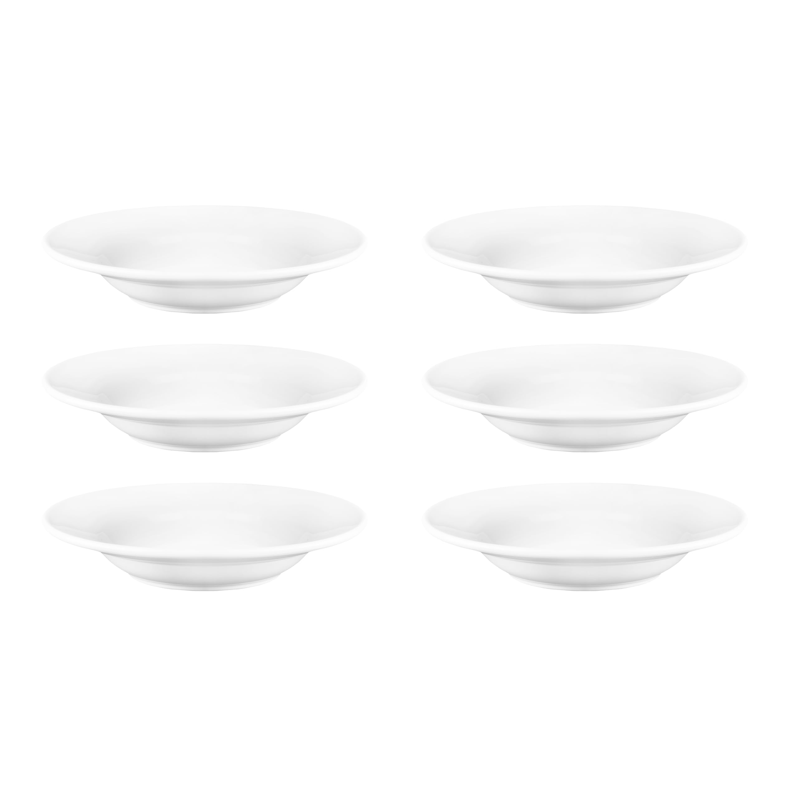 Olympia CC214 Athena Hotelware Rimmed Soup/Pasta Bowl - 210ml 7oz 228mm 9" (Box 6), White