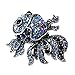 Diamondo Crystal Fish Brooches Pin Women Alloy Rhinestone Collar Corsage Jewelry