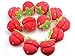 12pcs Soft Sponge Cute Strawberry Style Hair Curler Balls