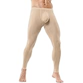 Mens Thermal Underwear Bottoms Activewear Leggings Long Johns Underpants Activewear Yoga Pants for Men
