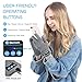 Bluetooth Gloves, Talking Gloves with Bluetooth, Touch Screen Knit Winter Gloves for Talking & Music Listening, for Men and Women (Grey)
