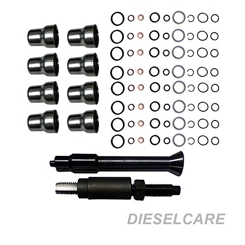 Click Here to See More Images Diesel Care 03-10 6.0L 6.0 Ford Powerstroke Injector Sleeve Cup Removal Tool & Install Kit