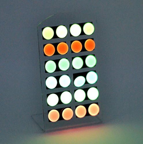 Round New 12Pairs Fluorescence Luminous Glow In The Dark Earring Ear Stud Jewelry Gift