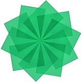 10 Pieces Christmas Gel Filter - Transparent Green Correction Lighting Gel Filter 8.5 x 11-Inches Gel Light Filter Plastic Fi