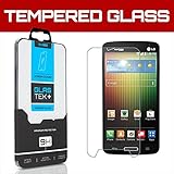 SOJITEK LG Lucid 3 VS876 Premium Ballistic Tempered Glass Screen Protector with Lifetime Replacement Warranty - High Definition (HD) Ultra Clear 99.99% Clarity and Touchscreen Accuracy Smart Film