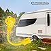 EPICORD RV Adapter Power Cord 15AMP Male to 30AMP Female Camper Connector Heavy Duty Electrical Dogbone, 12 Inch