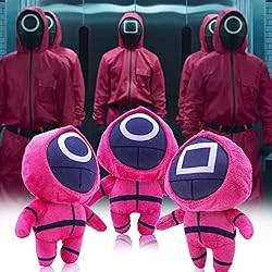 Masked Man Plush Toy Squid Plush Doll