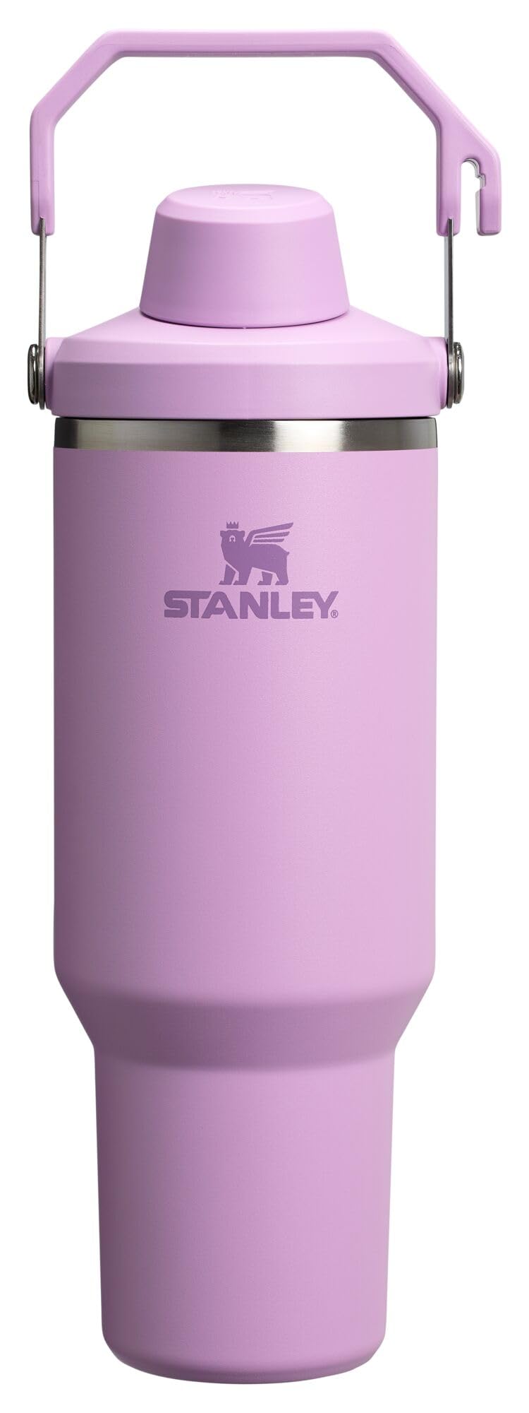 Stanley IceFlow 2.0 Fast Flow Tumbler with Handle 40 oz | Twist On Angled Spout Lid | Leakproof Water Bottle | Insulated Stainless Steel | BPA-Free | Lilac