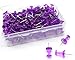 AnMiao Star Push Pins, Assorted Translucent Colors, 1/2-Inch Point, 1/2-Inch Heads，150 Count (Purple)
