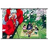 1 X Inuyasha Anime Wall Scroll Poster (24''*16'') Support Customized
