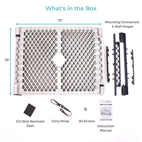 Toddleroo by North States Superyard 6 Panel Baby Play Yard/Barrier
