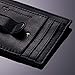 alpine swiss Men's RFID Blocking Money Clip Leather Front Pocket Wallet Black, One Size