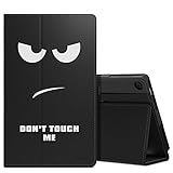 MoKo Case for All-New Amazon Fire HD 8 (2016 6th Generation) - Slim Folding Stand Cover with Auto Wake / Sleep for Fire HD 8 Tablet (6th Gen, 2016 release Only), Don't Touch Me