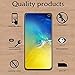 [3-Pack] Jumpy for Samsung Galaxy S10e Screen Protector, 9H Hardness Premium Tempered Glass with Lifetime Replacement.