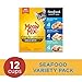 Meow Mix Simple Servings Wet Cat Food, Seafood Variety Pack, 1.3 Ounce Cup (Pack of 12) primary