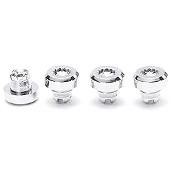 RTRHINOTUNING 50PCS 7.9 mm/0.31" Chrome Silver