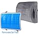 ZZCP Cool Gel Lumbar Support Pillow Memory Foam Back Cushion with Non-Slip Back and Removable Gel Pad, Ergonomic Designed to Relief Lower Back Pain -Idea for Office Chair,Car Seat,Recliner(Grey)