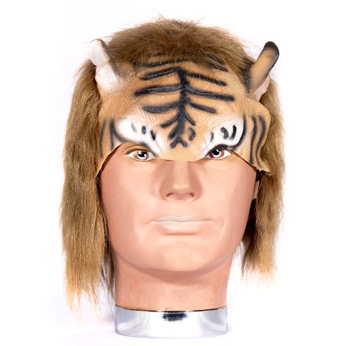HMS Anime Tiger Headpiece Latex Front with Full Plush