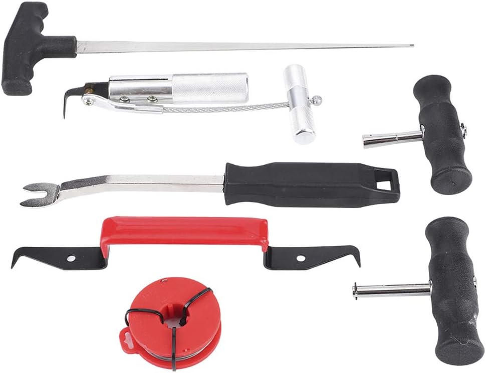 【7 piezas】 Kit de herramientas de extracción de parabrisas de automóvil