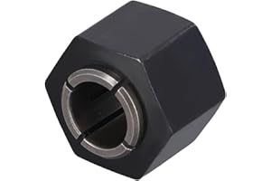 ZYNCUE 12mm / 12.7mm Router Collet DW616,DW616M,DW618,DW621K,1617,1618,1613,MRC23EVSK,MRF23EVS,MRP23EV