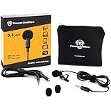 Professional Grade Lavalier Lapel Microphone ­ Omnidirectional Mic with Easy Clip On System ­ Perfect for Recording Youtube / Interview / Video Conference / Podcast / Voice Dictation / iPhone/ASMR