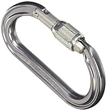 Petzl Ok Screw Lock Carabiner Silver NO SIZE