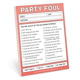 Knock Knock Party Foul Nifty Note, Checklist Memo