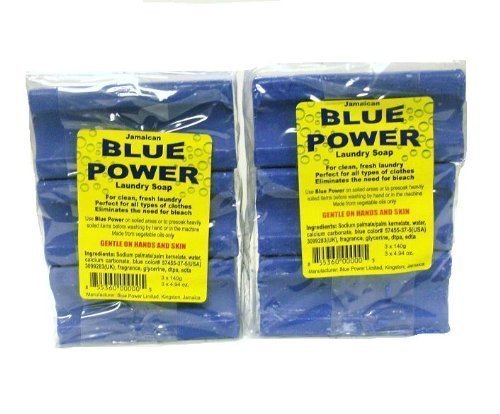 Blue Power Laundry Soap Jamaican Laundry Soap Lot of 2 (3) pack
