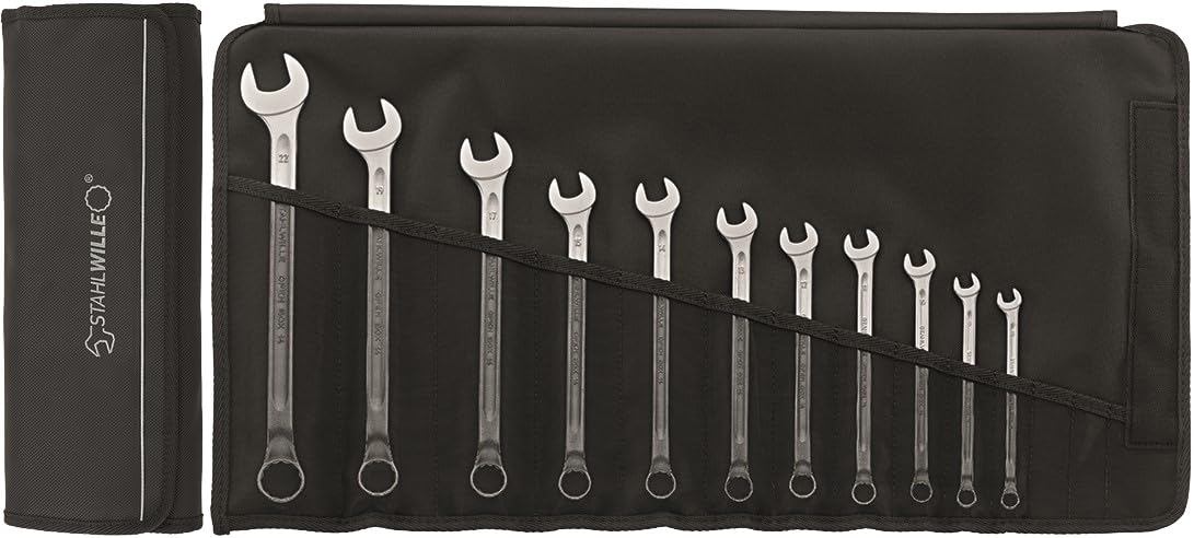 Stahlwille 96401006 14 Open-Box Long Combination Spanner, 14/11 Size
