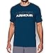 Under Armour Men's Wordmark T-Shirt, Blackout Navy Medium (997)/White, Large
