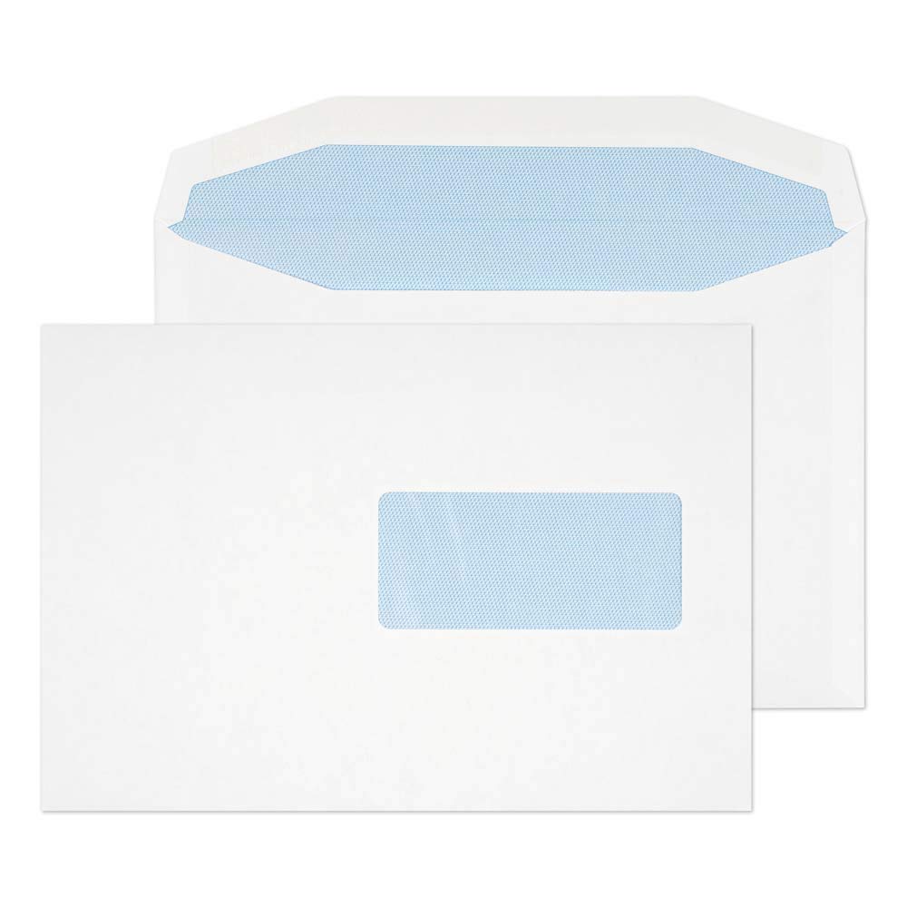 Blake Purely Everyday C5 162 x 229 mm 90 gsm Gummed Mailer Right Hand Window Envelopes (444RH) White - Pack of 500