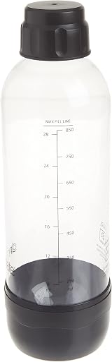DrinkMate Soda Maker Carbonation Bottles 2 Pack 1L Black view 6