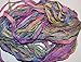 10 Yards Recycled Sari Silk Ribbon Yarn, Yellow Red