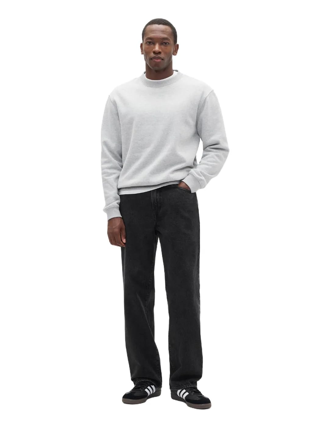 GAP Mens Relaxed Fit Denim Jeans Washed Black 31×32