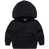 Ding-dong Baby Toddler Kid Boy Girl Solid Casual Pocket Hoodie Sweatershirt Pullover