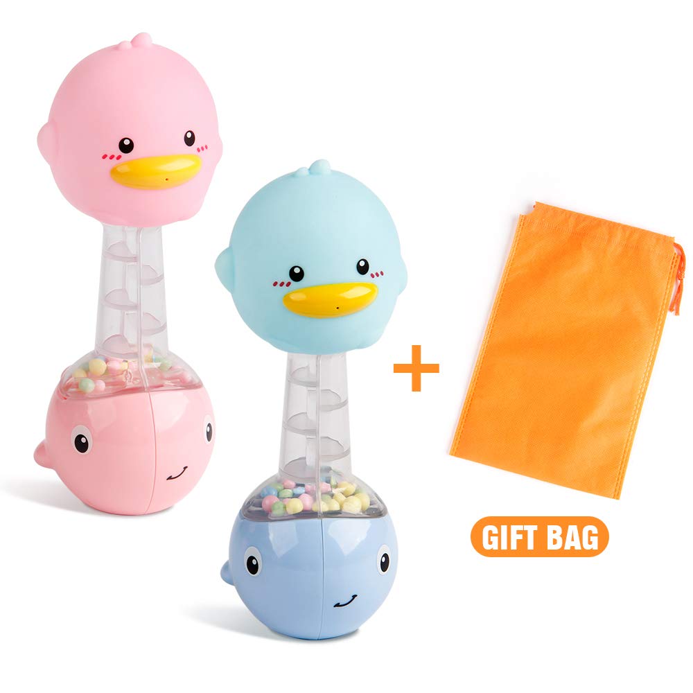 フロートとスクイーク 子供用 ベビーラトル 2個 おもちゃ 赤ちゃんのお風呂用おもちゃ B07gr2pbq2 Pengpo ラバーダック がらがらラトル 殿堂 フロートとスクイーク 子供用 ベビーラトル 2個 おもちゃ 赤ちゃんのお風呂用おもちゃ B07gr2pbq2 Pengpo ラバーダック がらがらラトル 殿堂