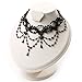 Victorian Style Black Beaded Choker