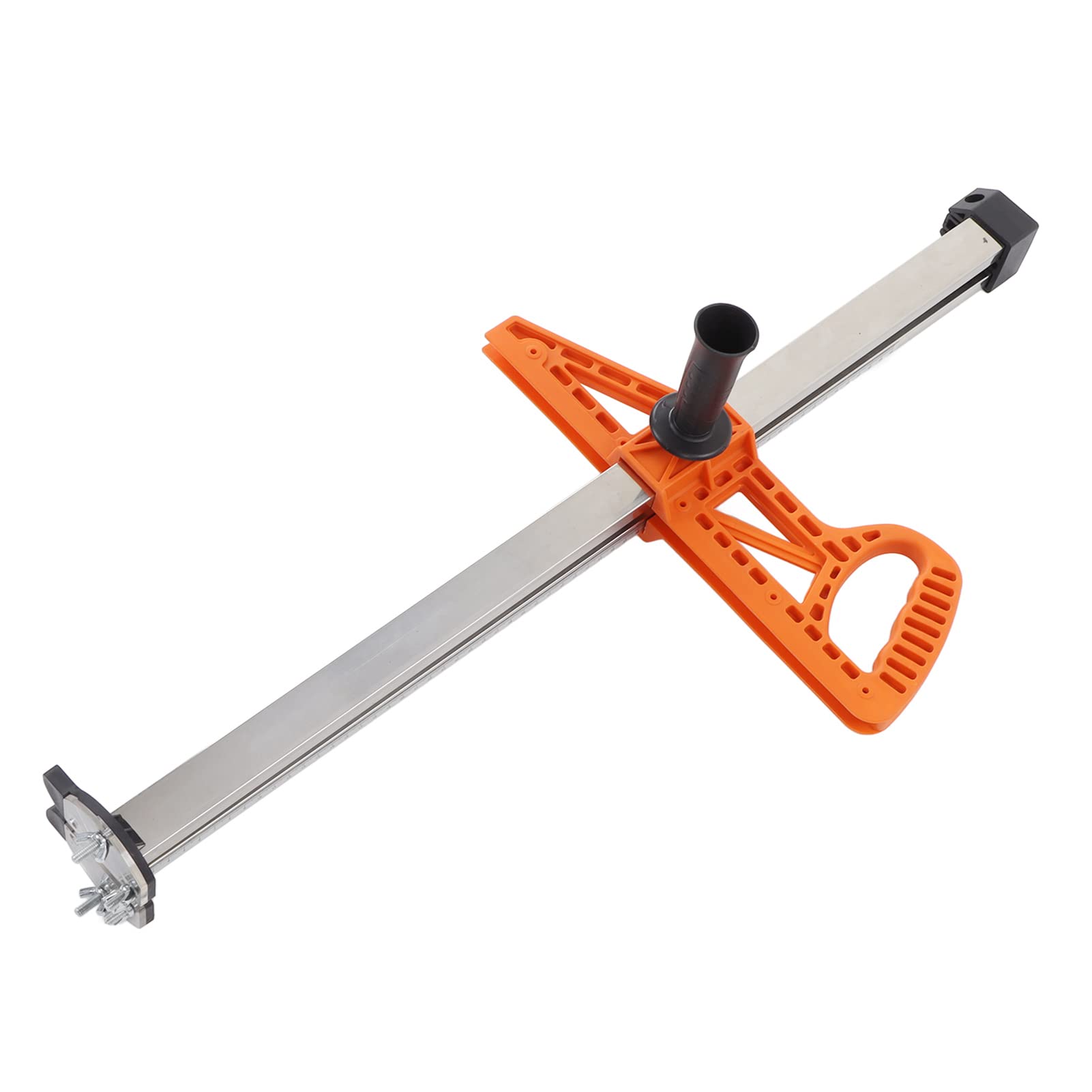 Fockety Gypsum Board Cutter, Double Blades Manual Cutter Cutting Tool with 2 Handles Stainless Steel Rail, Portable Hand Push Artifact Tool for 20mm to 600mm Width