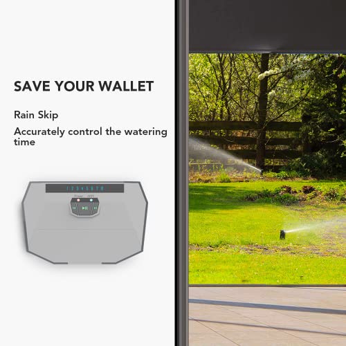 Shyion WiFi Sprinkler Controller 8 Zone, Indoor Smart Sprinkler