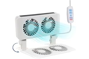 Aquarium Chiller Fish Tank Fan Aquarium Cooling Fan 9-Level Speed Adjustable Aquarium Fan Quiet Aquarium Cooler with Wide Ang