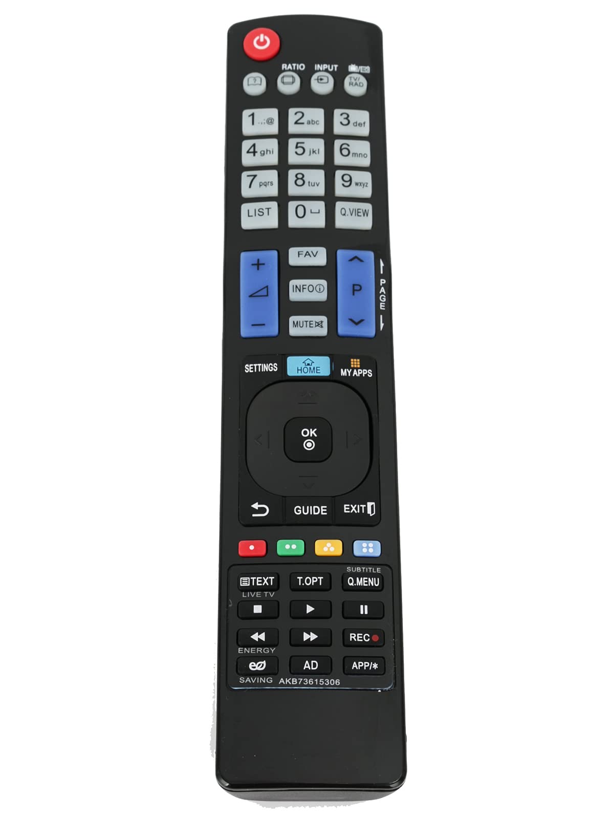Replacement Remote AKB73615306 Fit for LG LED LCD TV 65LM621S 65LM621T 65LM621S 65LM621T 32LM640S 32LM640T 42LM640S 42LM640T 47LM640S 47LM640T 55LM640S 55LM640T 60LM645S 60LM645T 32LM660S Remote