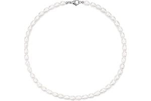 COAI Women's Pearl Necklace Pearl Strand Necklace for Women Men