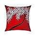 Polyester Throw Pillow Case Cushion Cover Home Sofa Decorative (Cover Only,No Insert)(18x18 inch/ 45x45cm,6 Pack Oil Painting)