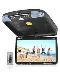 Pyle - Reproductor de DVD y monitor de 9 pulgadas con módulo FM inalámbrico y transmisor IR