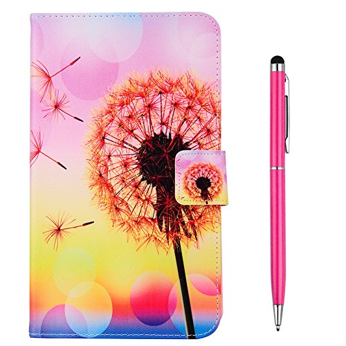 Samsung Tab 4 8.0 Case, Gift-Hero(TM) Dandelion Series Leather Case Folio Cover Wallet for Samsung Galaxy Tab 4 8.0 inch T330/T331/T337 (Orange)