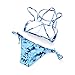 FLYMALL Tie-dye Strappy Bikini Top and Side-tie Bottom Bikini Set