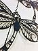 3 Dragonflies - Large Dragonfly Approx 12 x 8 inches - This is NOT Vinyl Decal or Peel Stick - 1/16 inch Thick matboard - Easily Tak-it-Up with Plasti-Tak provided Removable Paintable Wall Décor