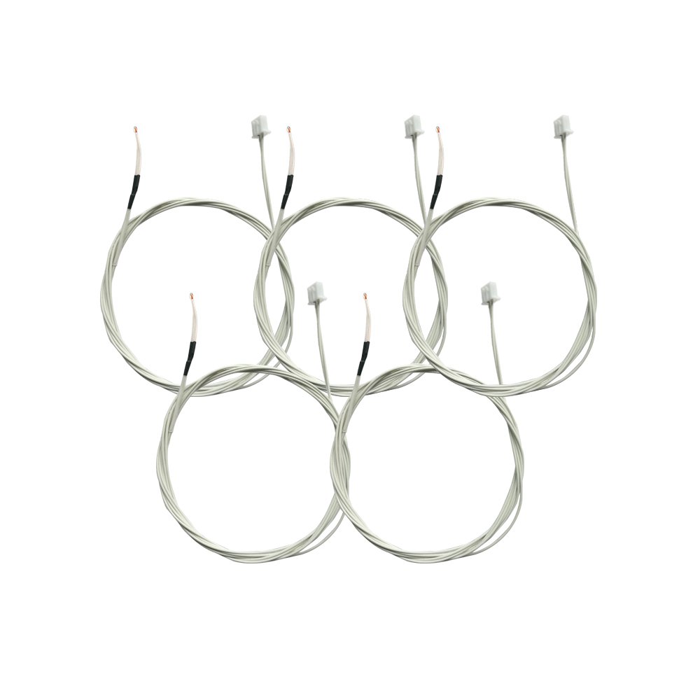 HICTOP 100K ohm NTC Thermistors/Temp Sensor for Reprap Creality CR-10 10S Ender 3 3 Pro Anet A8 3D Printer (Pack of 5)